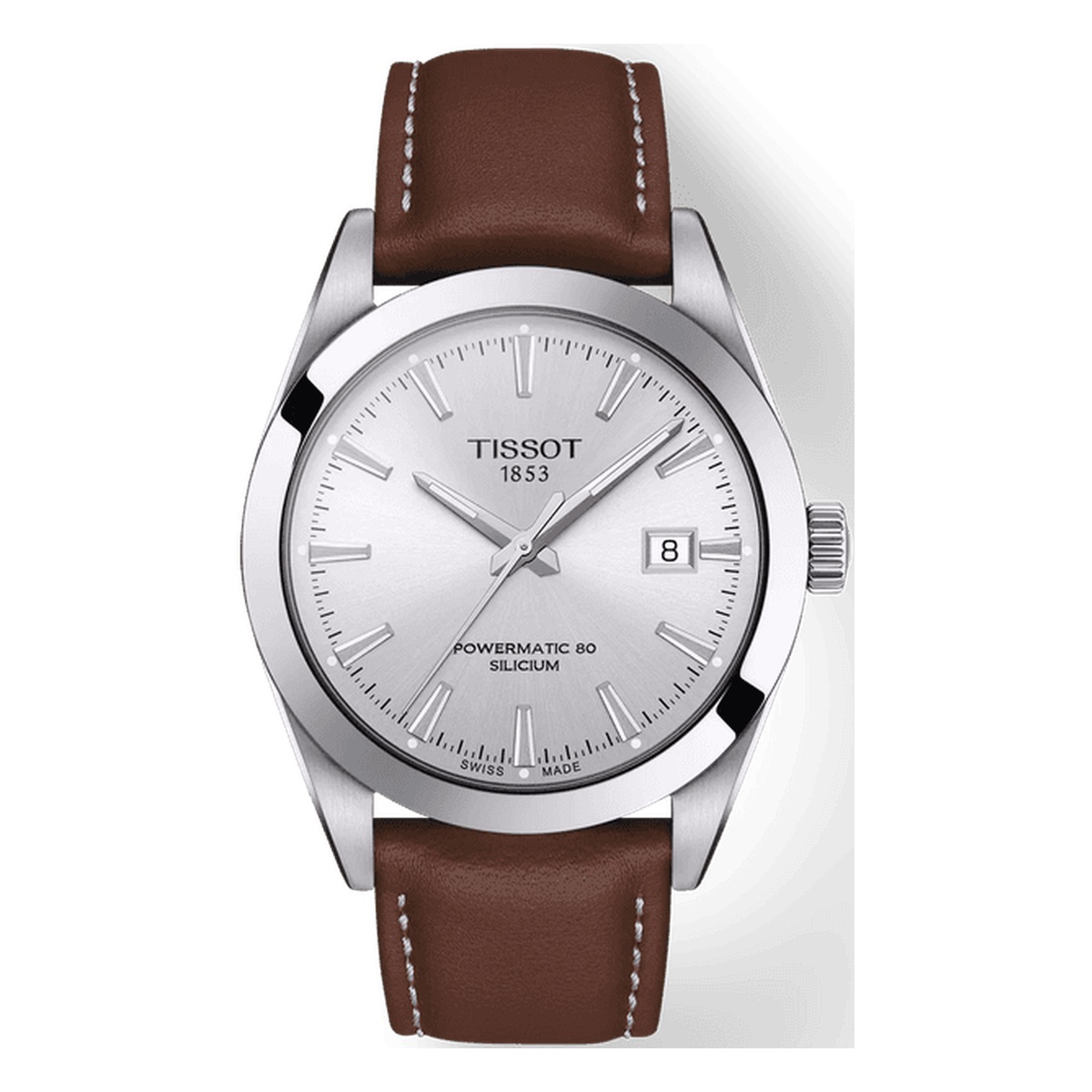 Tissot Gentleman Powermatic 80 Silicium T127.407.16.031.00, complete watch view