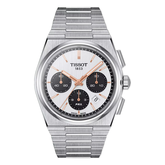 Tissot PRX Automatic Chronograph 42mm White T137.427.11.011.00, complete watch view