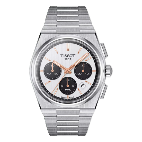 Tissot PRX Automatic Chronograph 42mm White T137.427.11.011.00, complete watch view