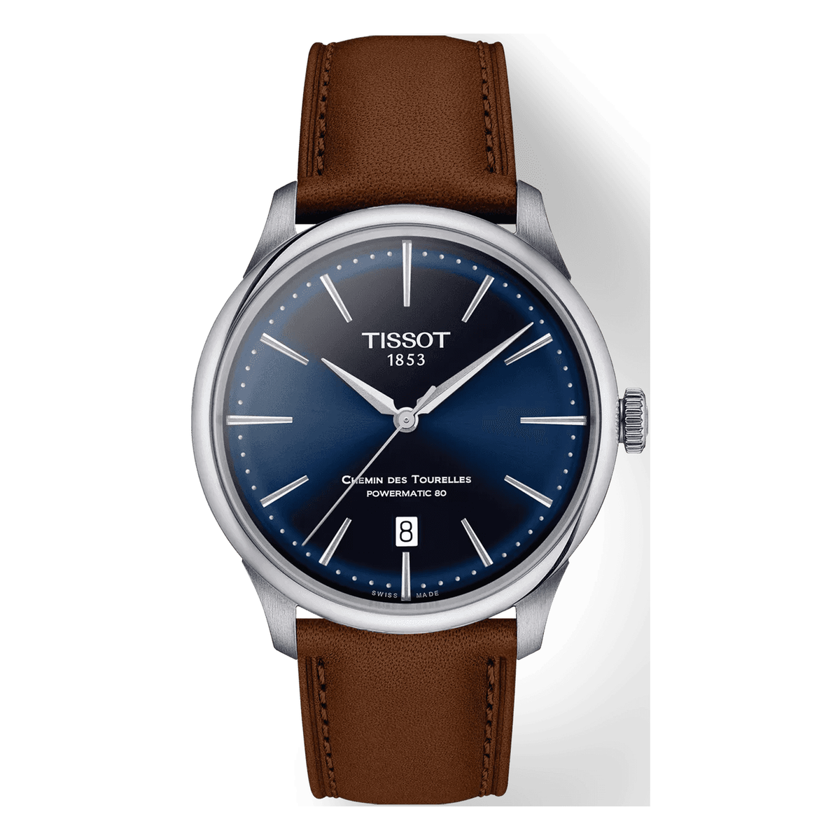 Tissot Chemin Des Tourelles Powermatic 80 39mm Watch T139.807.16.041.00, complete watch view