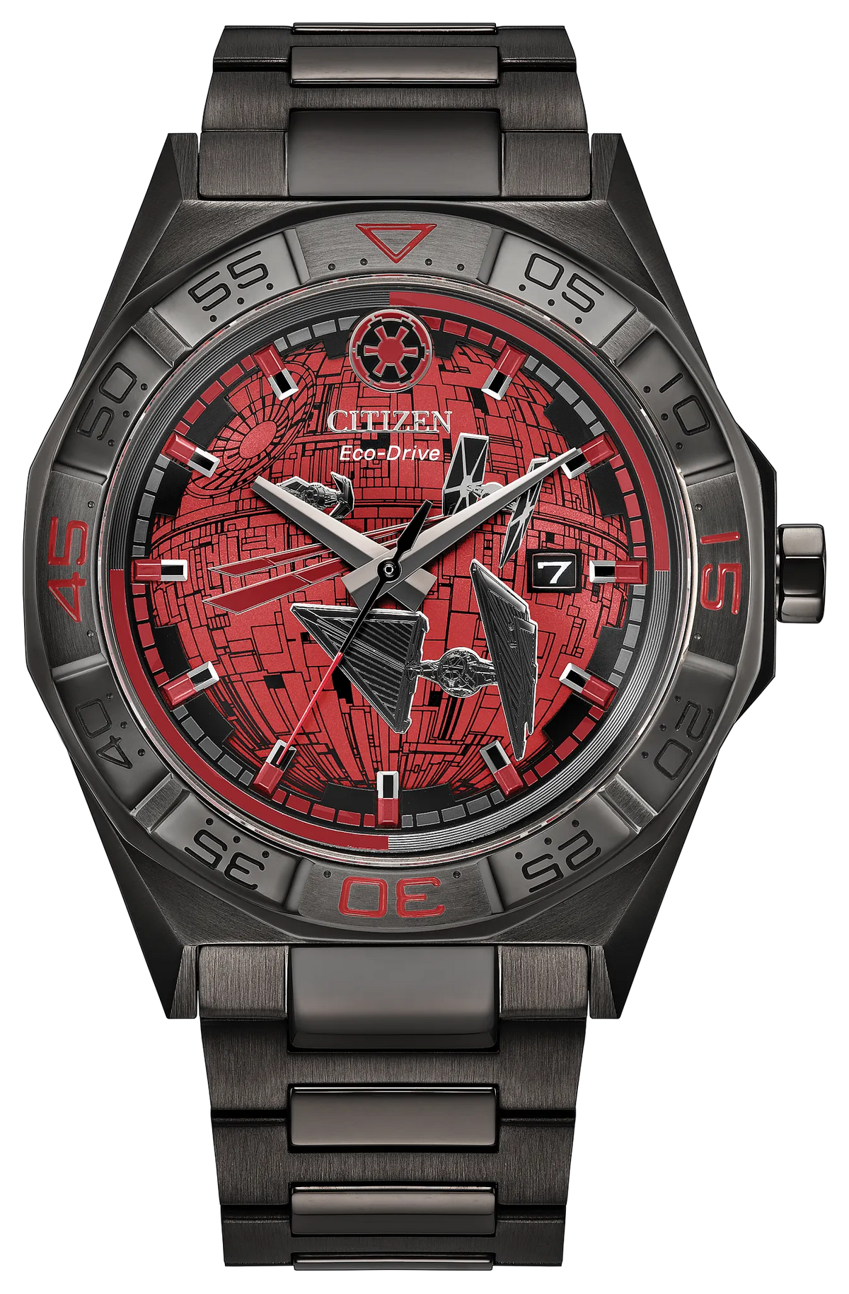 Citizen Imperial Battle Star Wars watch AW1857-57W
