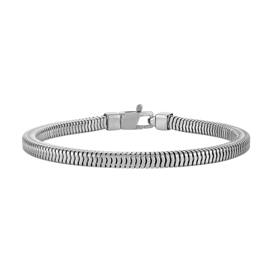 Icon Squared Snake Chain Bracelet BVB1203-WSNA